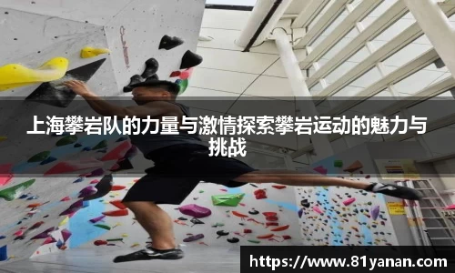 上海攀岩队的力量与激情探索攀岩运动的魅力与挑战