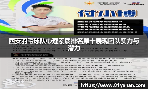 西安羽毛球队心理素质排名第十展现团队实力与潜力